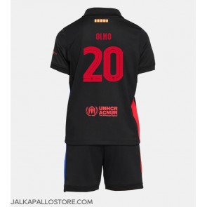 Barcelona Dani Olmo #20 Vieraspaita Lapsille 2024-25 Lyhythihainen (+ shortsit)